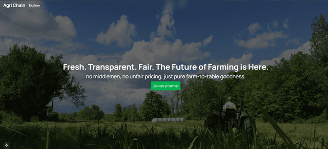 A Decentralized Platform For Consumers Connecting With Farmers